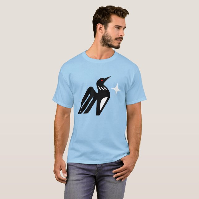 Minnesota Loon & North Star T-Shirt (Front Full)