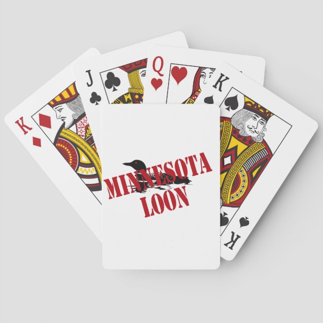 Minnesota Loon Playing Cards (Back)