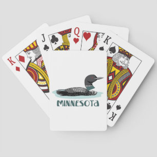 Minnesota Loon Playing Cards