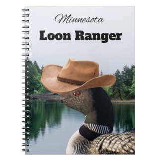 Minnesota Loon Ranger Spiral Notebook