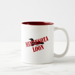 Minnesota Loon Two-Tone Coffee Mug