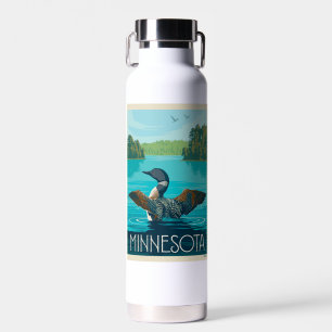 Minnesota   Loon Water Bottle