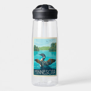 Minnesota   Loon Water Bottle
