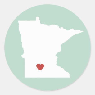 Minnesota Love - Customisable Sticker
