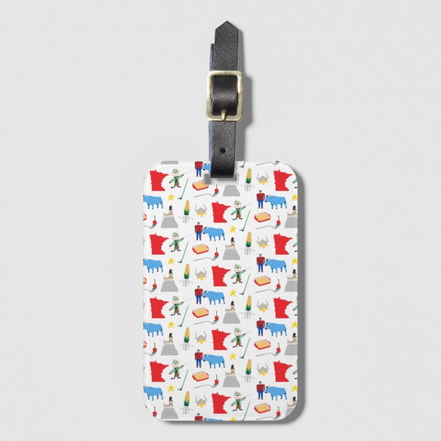 Minnesota Luggage Tag (Front Vertical)