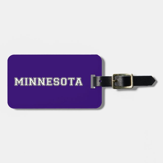 Minnesota Luggage Tag (Front Horizontal)