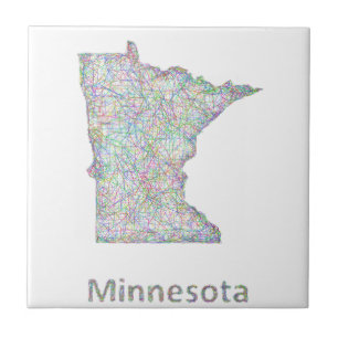 Minnesota map tile