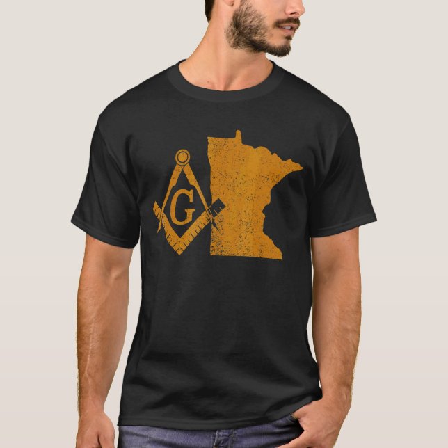Minnesota Masons Grand Lodge Mnfreemason Father's  T-Shirt (Front)