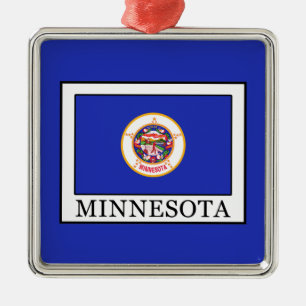 Minnesota Metal Tree Decoration