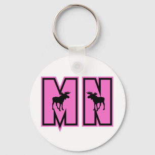 Minnesota Moose Key Ring
