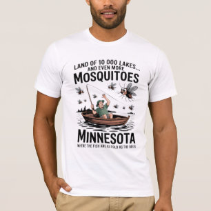 Minnesota Mosquitoes Fishing T-Shirt