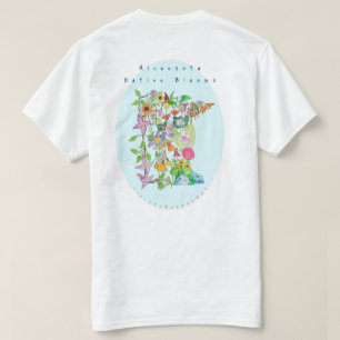 Minnesota Native Blooms T-Shirt Flowers, Mushrooms
