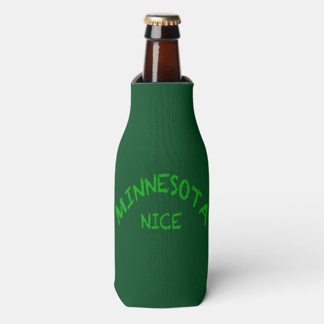 Minnesota Nice Bottle Cooler (Bottle Front)