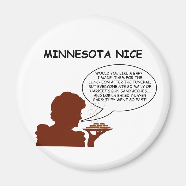 Minnesota Nice Magnet (Front)