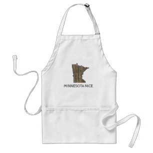 Minnesota Nice Midwest State Phrase Standard Apron