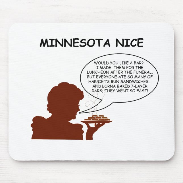 Minnesota Nice Mouse Mat (Front)