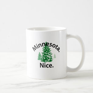 Minnesota Nice.  Period! (black text) Coffee Mug