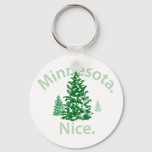 Minnesota Nice. Period! Key Ring