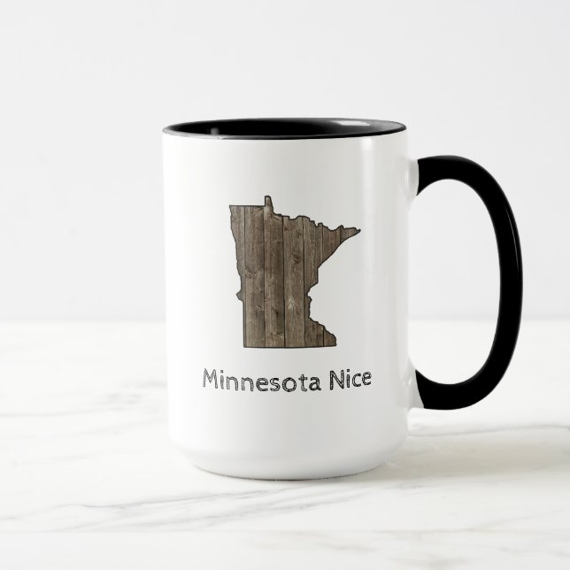 Minnesota Nice State Phrase Mug (Right)
