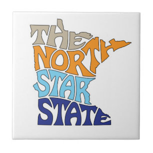 Minnesota Nickname Word Art Tile