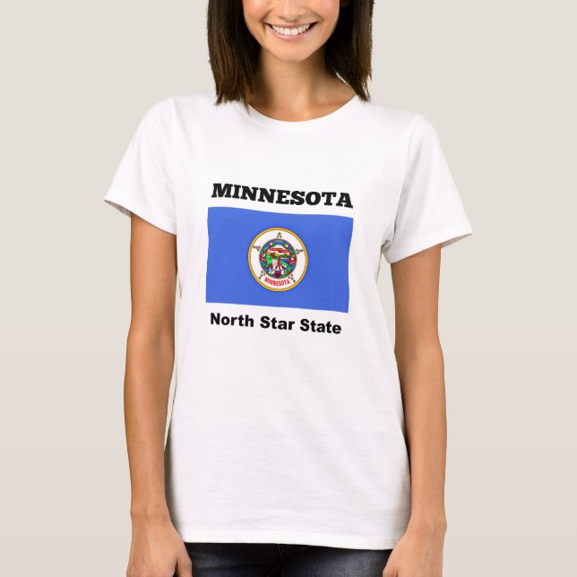 Minnesota, North Star State, T-Shirt (Front)