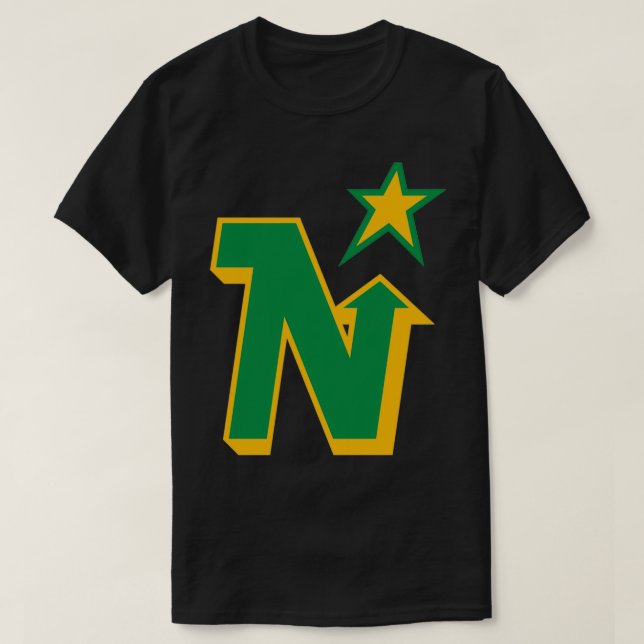 Minnesota North Stars Vintage Logo T-Shirt (Design Front)