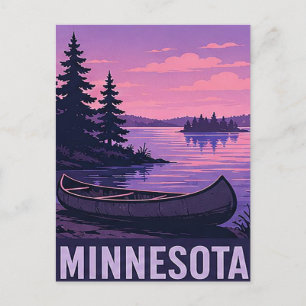 🌲 Minnesota North Woods Escape Postcard