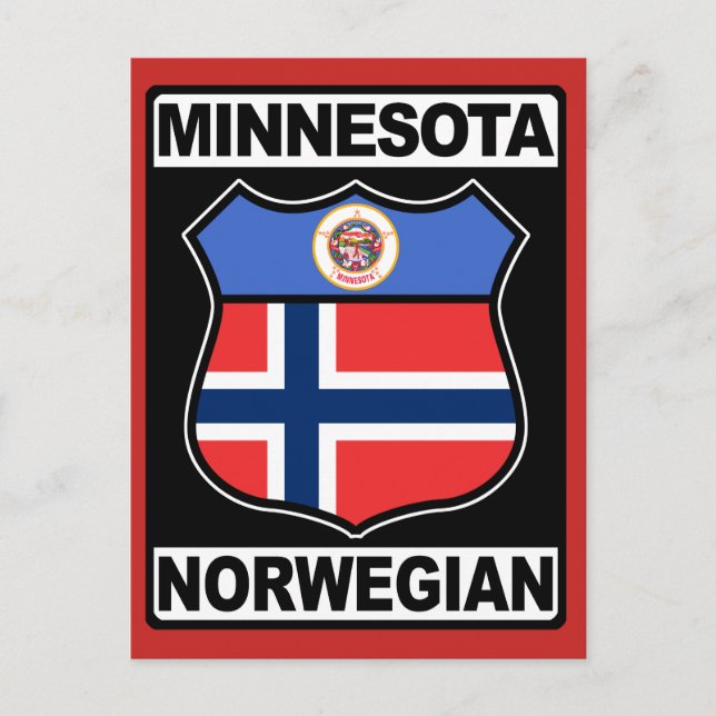 Minnesota Norwegian American Post Cards (Front)