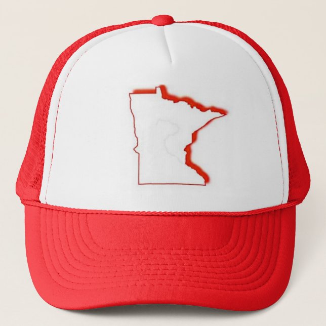 Minnesota outline trucker hat (Front)