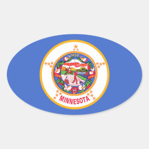 Minnesota Oval Sticker