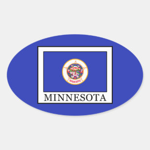 Minnesota Oval Sticker