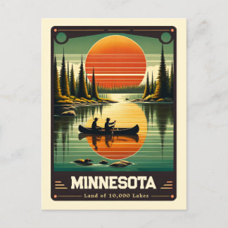 Minnesota | Patriotic Spirit Vintage Postcard