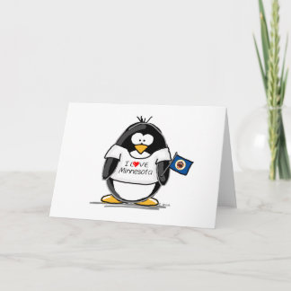 Minnesota penguin card