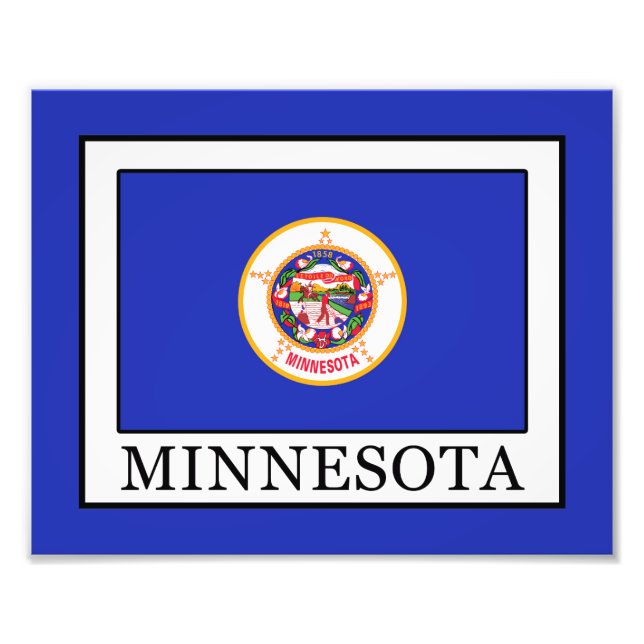 Minnesota Photo Print (Front)