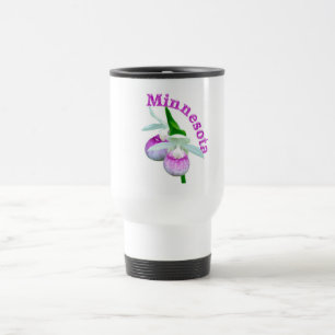 Minnesota Pink Lady Slipper Travel Mug