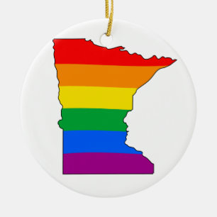MINNESOTA PRIDE - CERAMIC TREE DECORATION