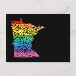 minnesota rainbow postcard