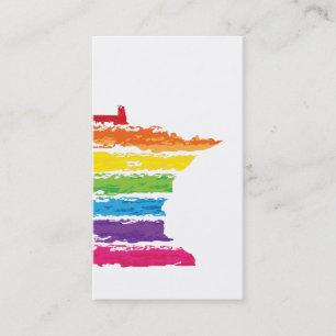 minnesota rainbow strokes business card