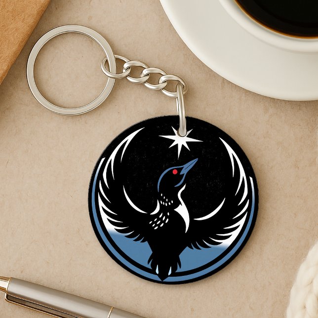 Minnesota Rebel Bird New State Flag Key Ring (Creator Uploaded)