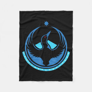 Minnesota Rebel Loon New Mn Artwork Fleece Blanket