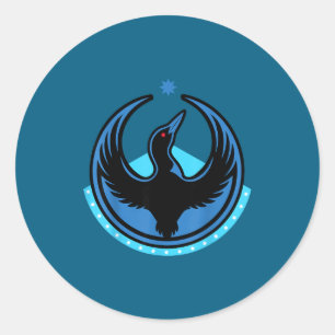Minnesota Rebel Loon New Mn Classic Round Sticker