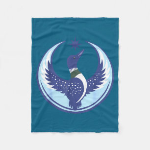 Minnesota rebel loon new mn state flag fleece blanket