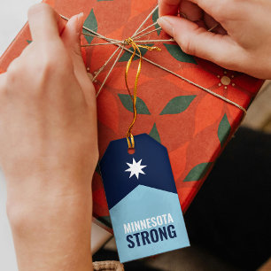 Minnesota Rebel New State Flag Gift Tags