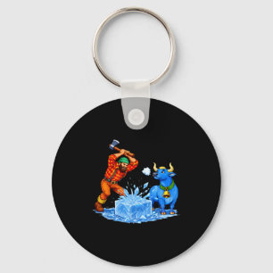 Minnesota rebel new state flag key ring