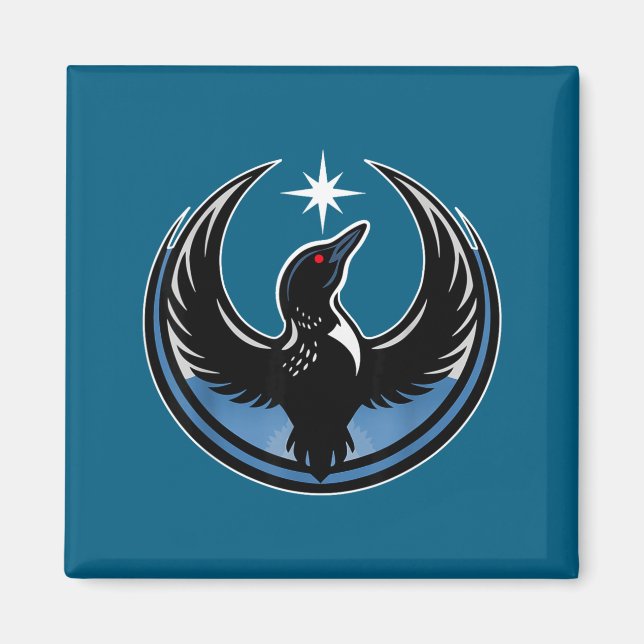 Minnesota rebel new state flag  magnet (Front)