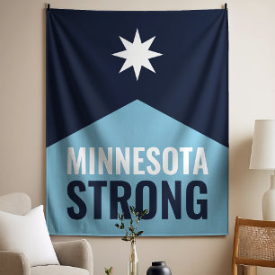 Minnesota Rebel New State Flag Tapestry