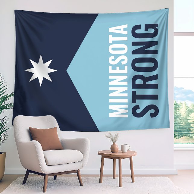 Minnesota Rebel New State Flag Tapestry (Creator Uploaded)