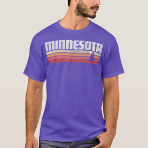 Minnesota Retro Style Vintage 70s 80s 90s Home Gi T-Shirt