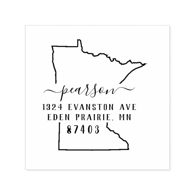 Minnesota Return Address Stamp Self-Inking (Design)