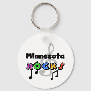 Minnesota Rocks Key Ring